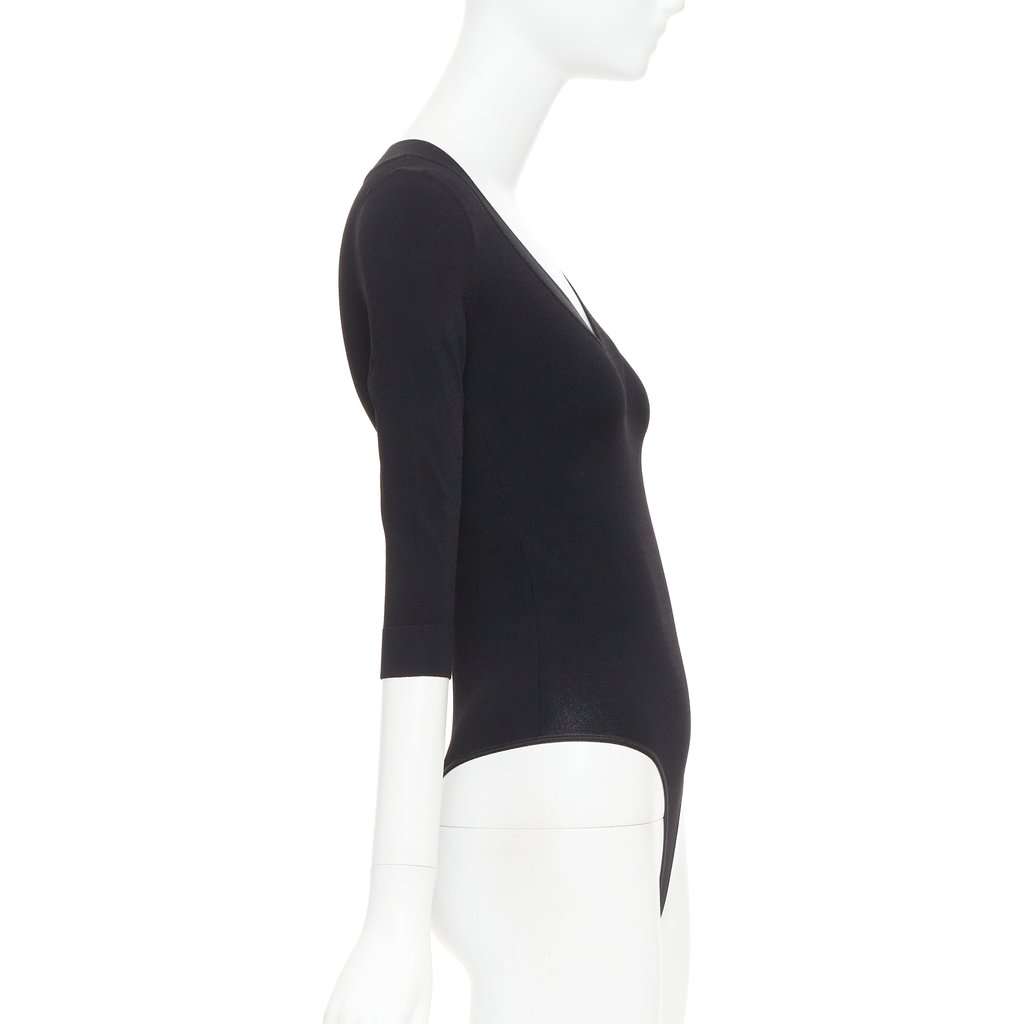 Alaïa Black Viscose Knitwear Black Viscose Very good condition - Model View