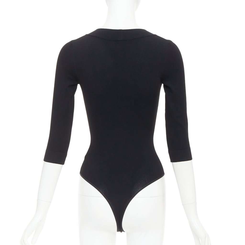 Alaïa Black Viscose Knitwear Black Viscose Very good condition - Box View