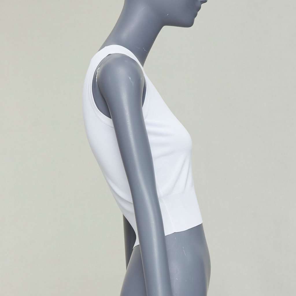 Alaïa White Viscose Knitwear White Viscose Very good condition - Model View