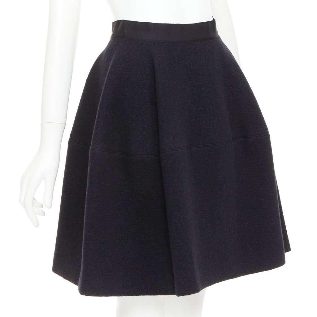 Lanvin Grey Wool Skirt Grey Wool Never worn, with tag - Inside View