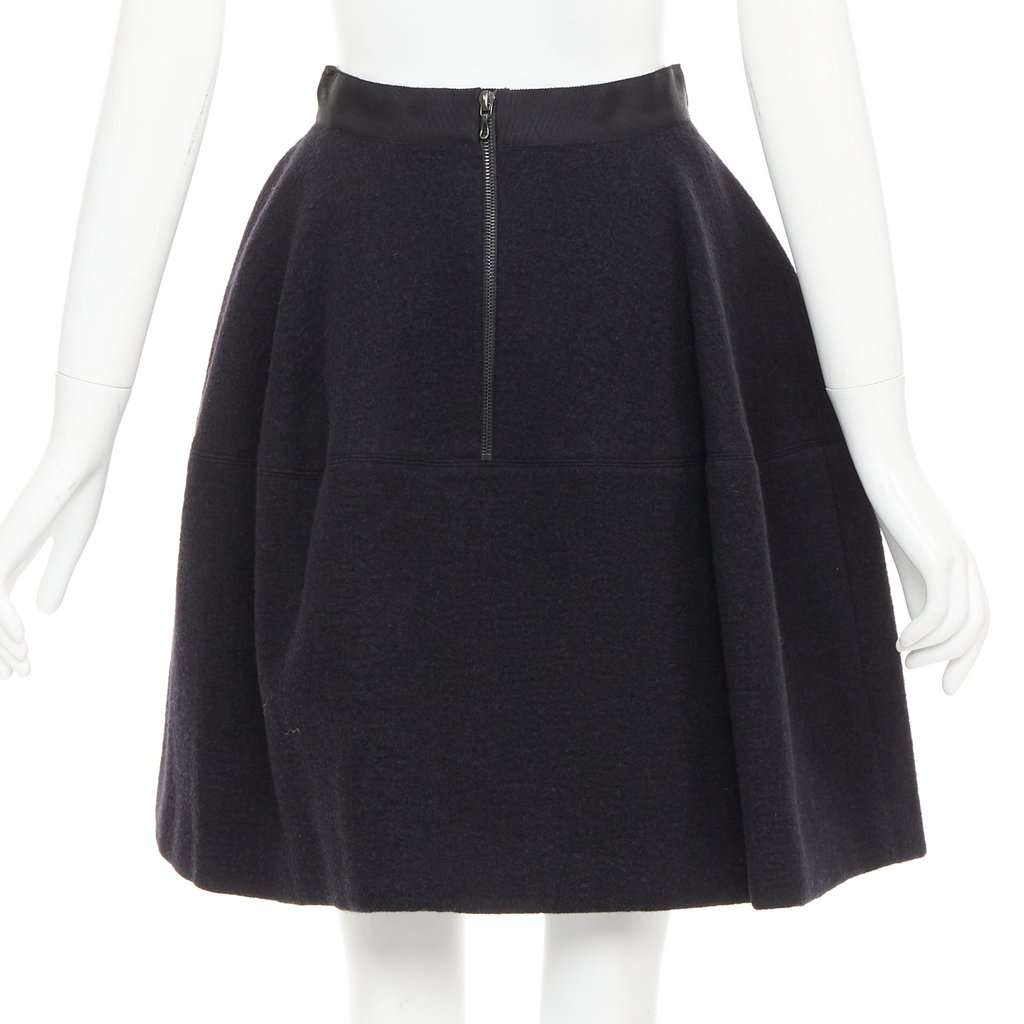 Lanvin Grey Wool Skirt Grey Wool Never worn, with tag - Box View