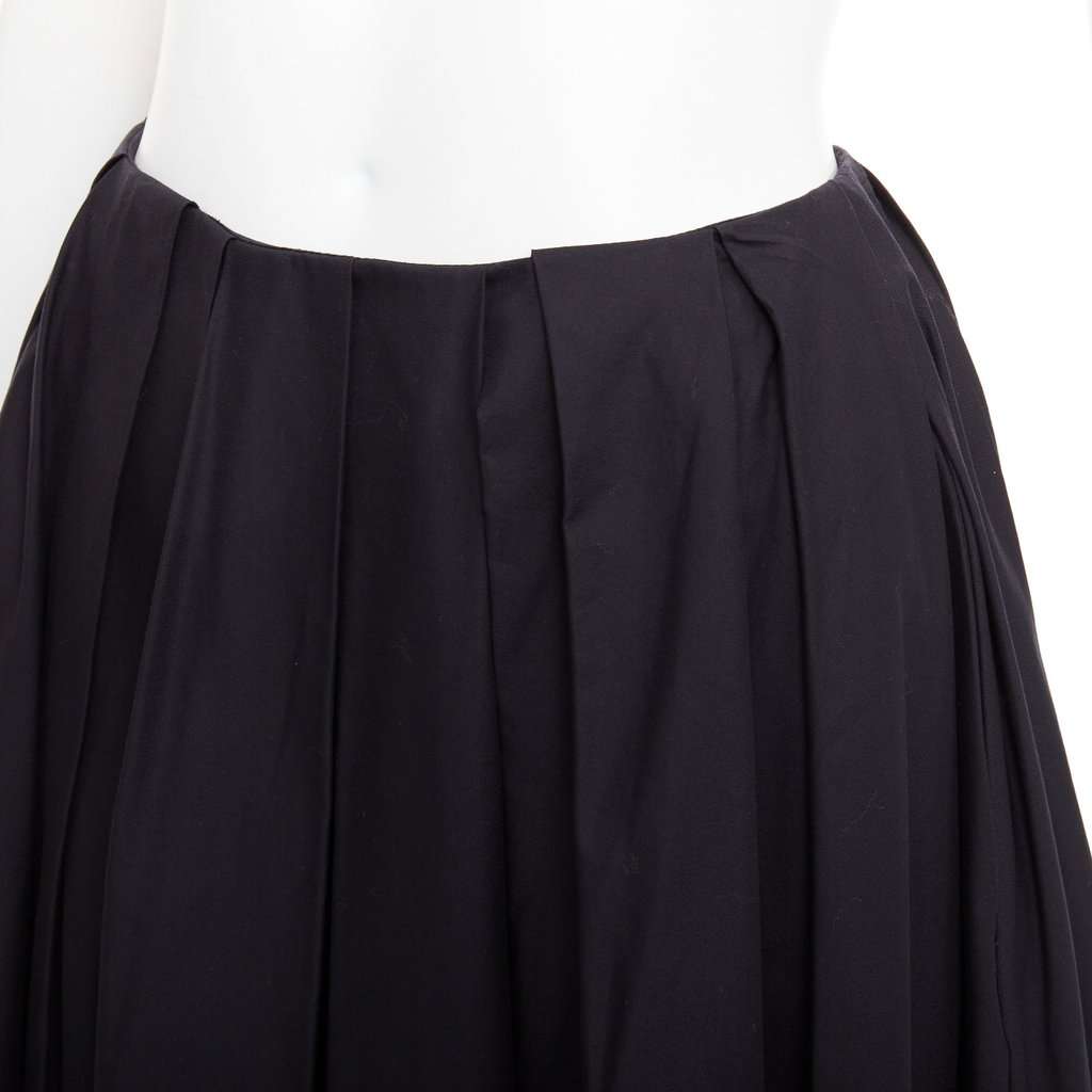 Khaite Black Cotton Skirt Black Cotton Very good condition - Back View