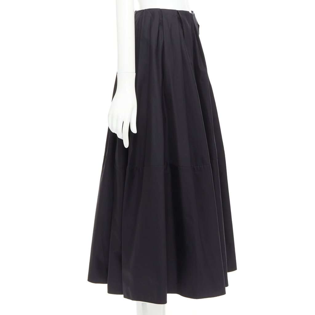 Khaite Black Cotton Skirt Black Cotton Very good condition - Model View