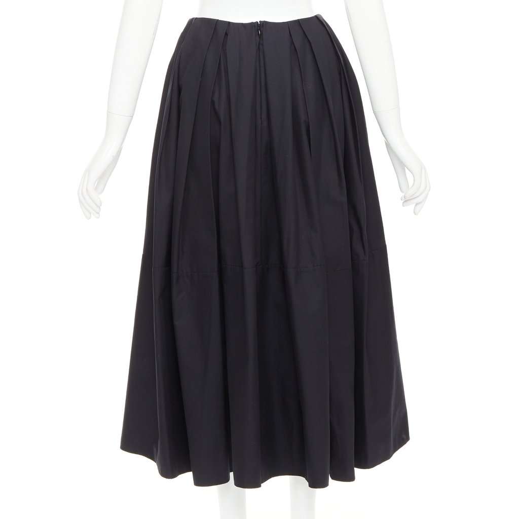 Khaite Black Cotton Skirt Black Cotton Very good condition - Box View