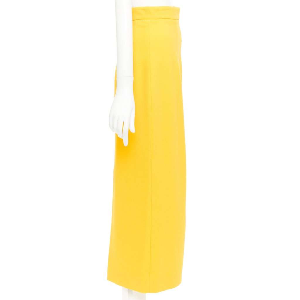 Emilia Wickstead Yellow Polyester Skirt Yellow Polyester Never worn, with tag - Model View