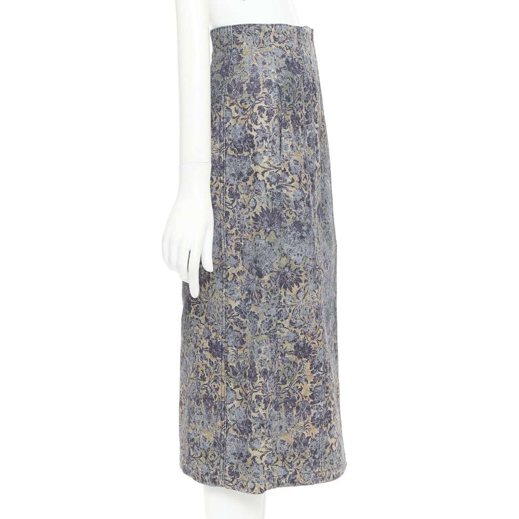 Dior Blue Denim Skirt Blue Denim Very good condition - Model View