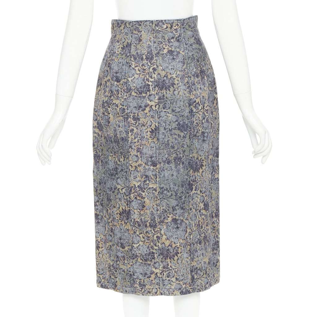 Dior Blue Denim Skirt Blue Denim Very good condition - Box View