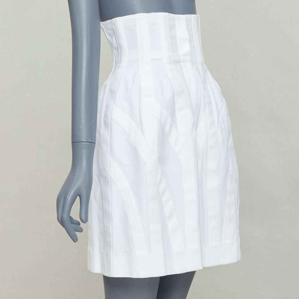 Alaïa Ecru Cotton Skirt Ecru Cotton Good condition - Inside View