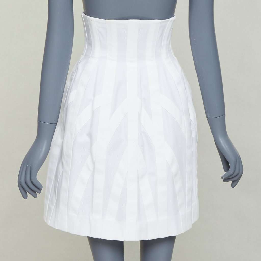Alaïa Ecru Cotton Skirt Ecru Cotton Good condition - Box View