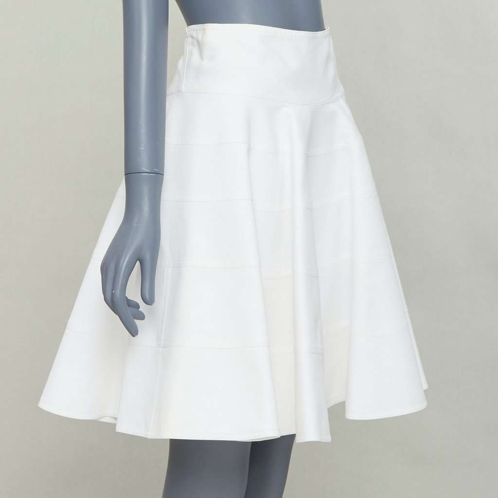 Alaïa Ecru Cotton Skirt Ecru Cotton Very good condition - Inside View