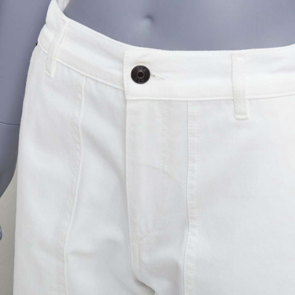 The Row White Cotton Trouser White Cotton Very good condition - Back View