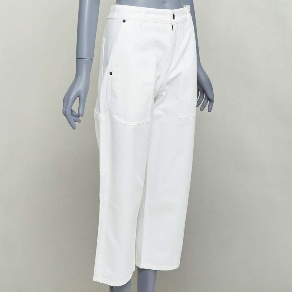 The Row White Cotton Trouser White Cotton Very good condition - Inside View