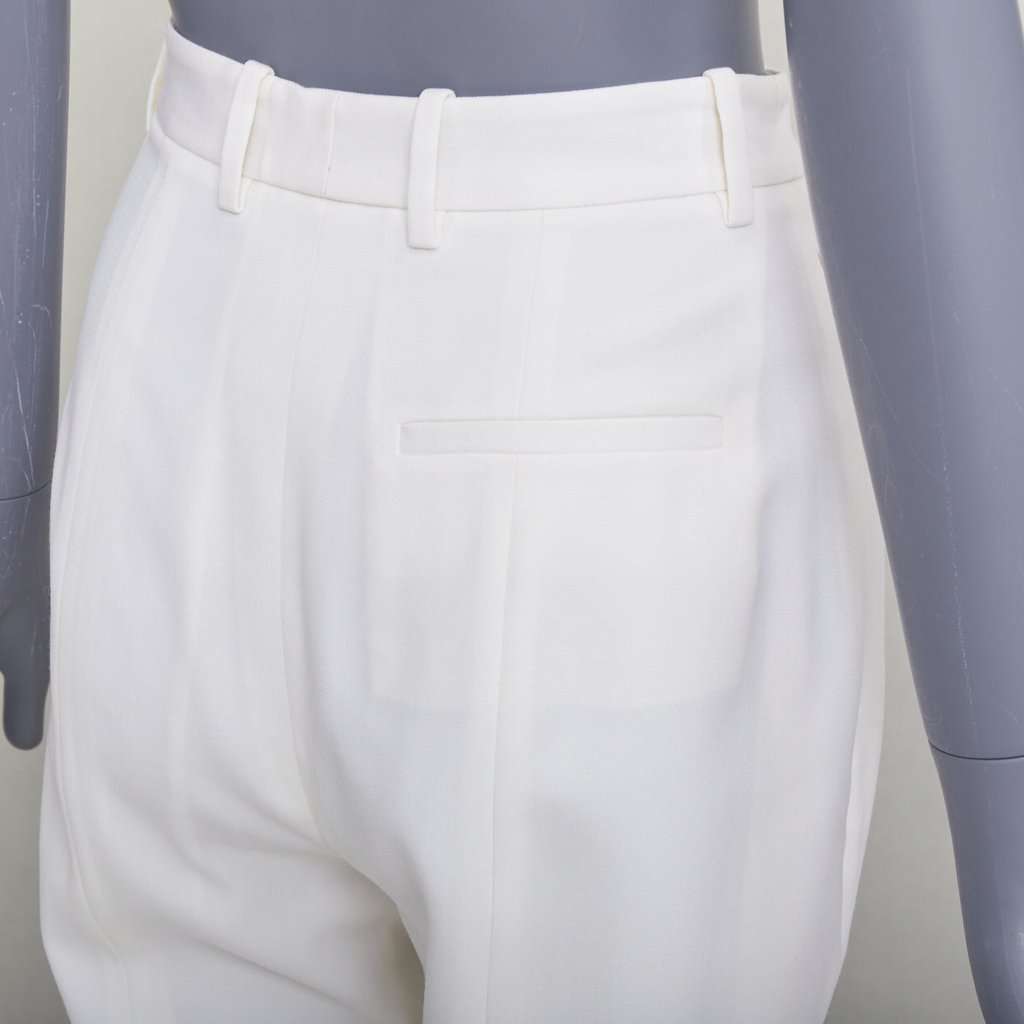 Alexander McQueen Ecru Wool Trouser Ecru Wool Very good condition - Back View