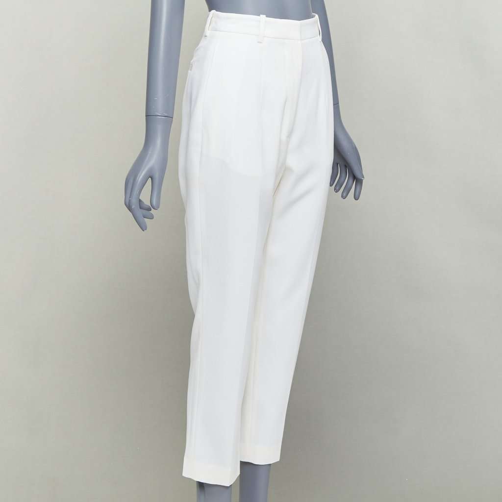 Alexander McQueen Ecru Wool Trouser Ecru Wool Very good condition - Inside View