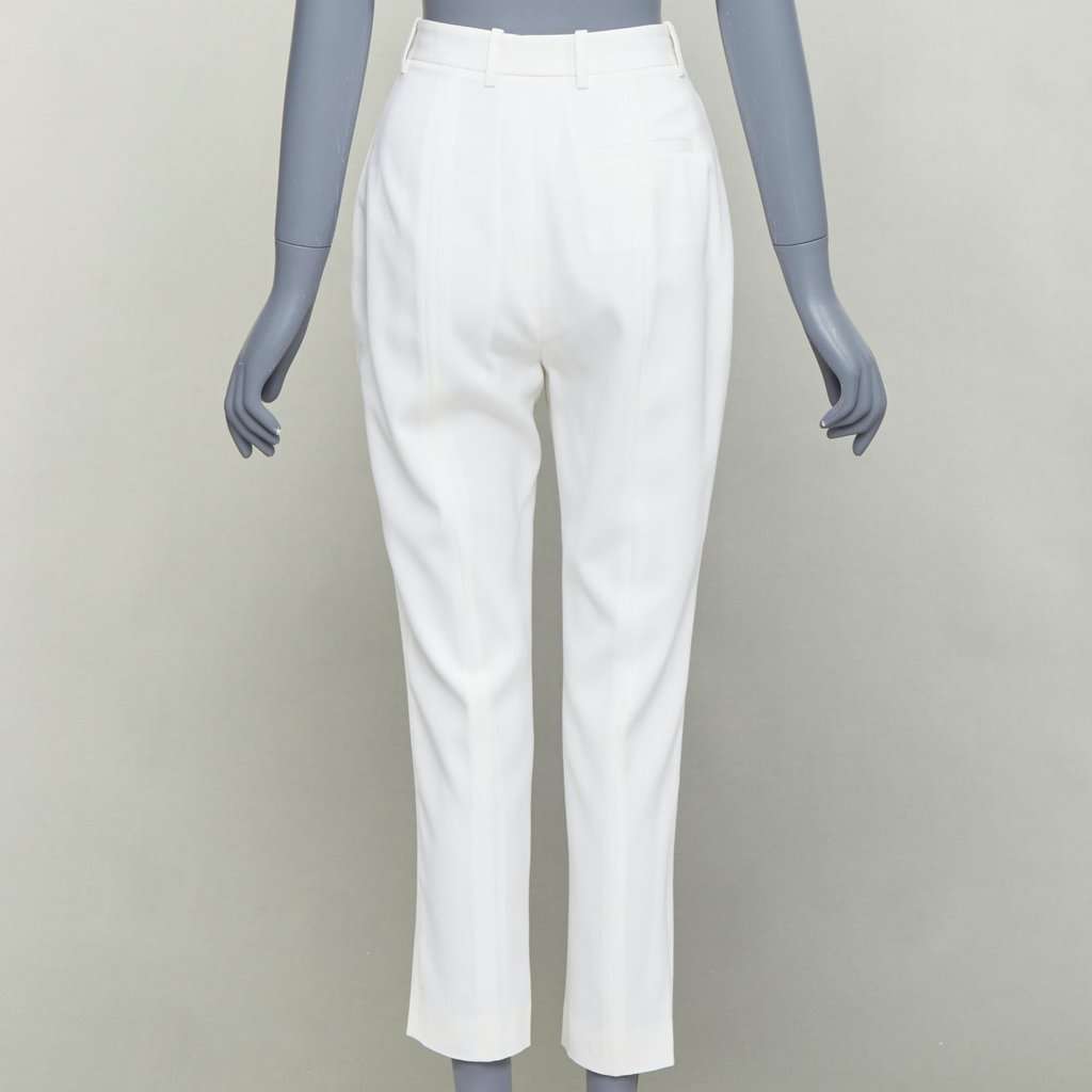 Alexander McQueen Ecru Wool Trouser Ecru Wool Very good condition - Box View
