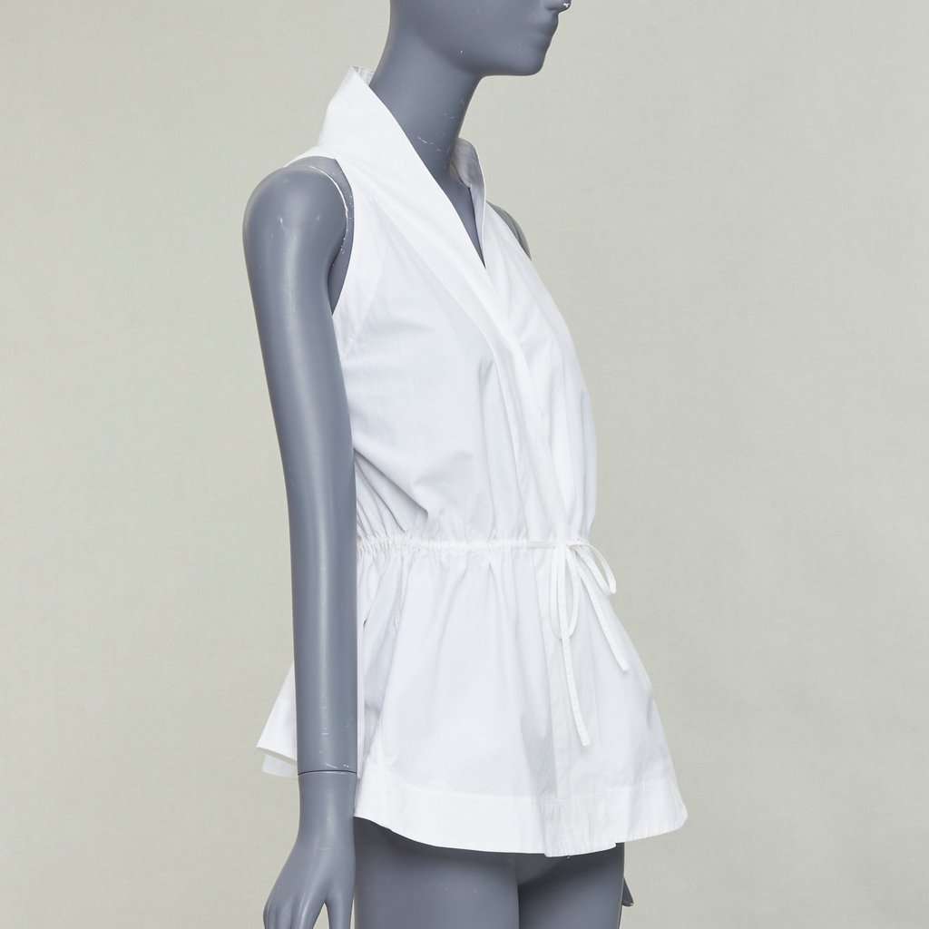 Alaïa Ecru Cotton Top Ecru Cotton Very good condition - Inside View
