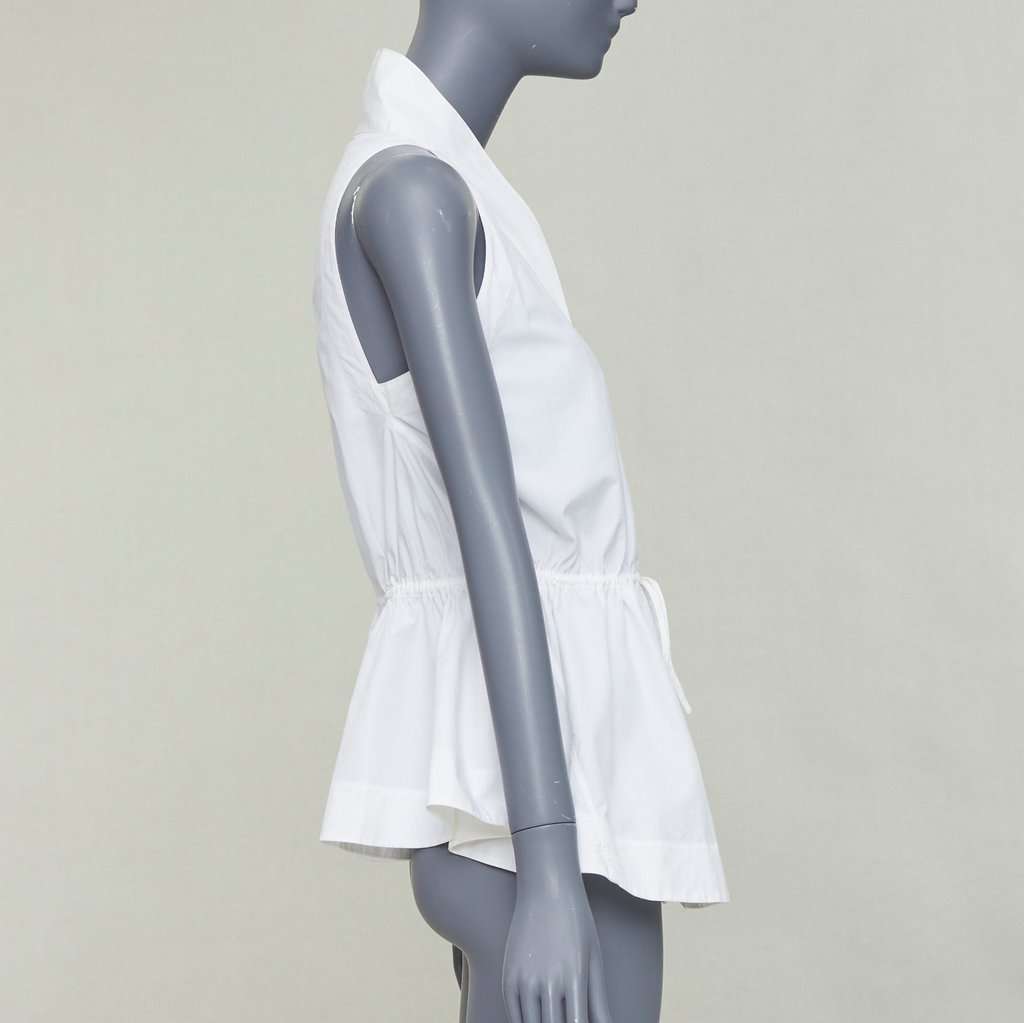 Alaïa Ecru Cotton Top Ecru Cotton Very good condition - Model View