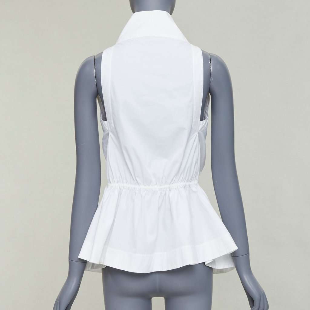Alaïa Ecru Cotton Top Ecru Cotton Very good condition - Box View