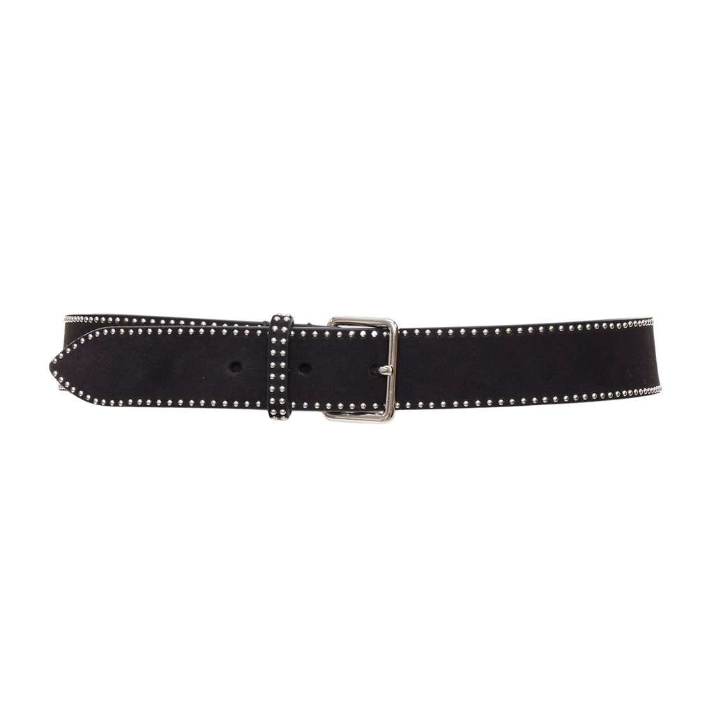 Alaïa Black Leather Belt Black Leather Very good condition - Front View