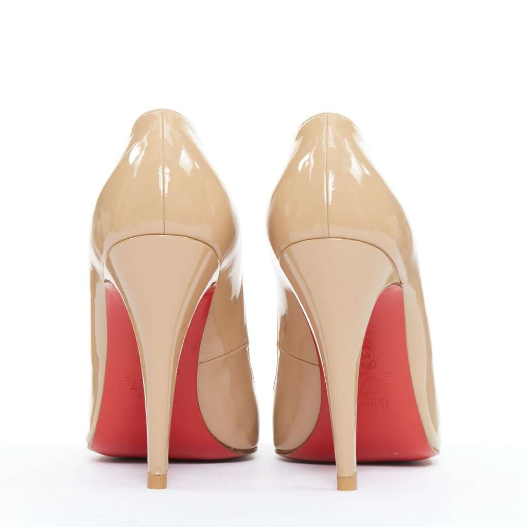 Christian Louboutin Beige Leather Heels Beige Leather Good condition - Box View
