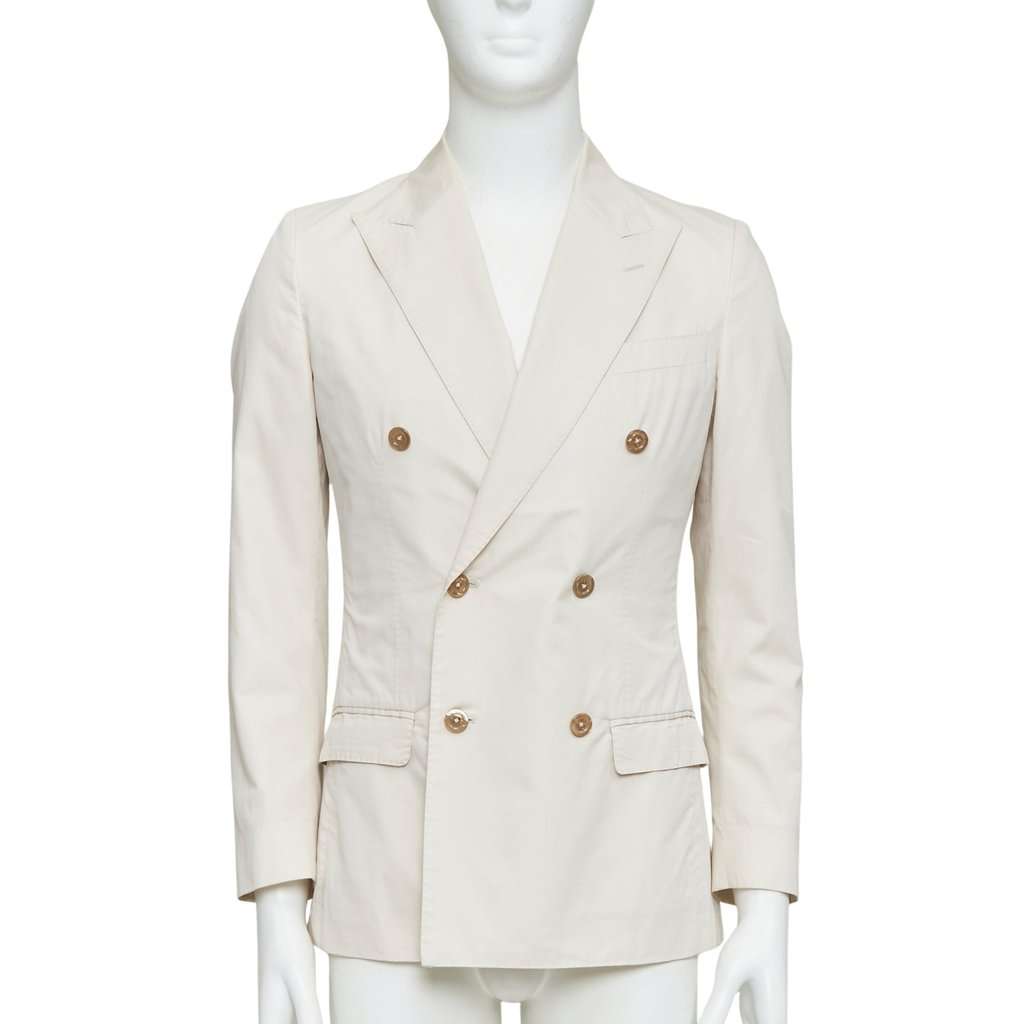 Dolce & Gabbana Taormina Ecru Cotton Good condition - Front View