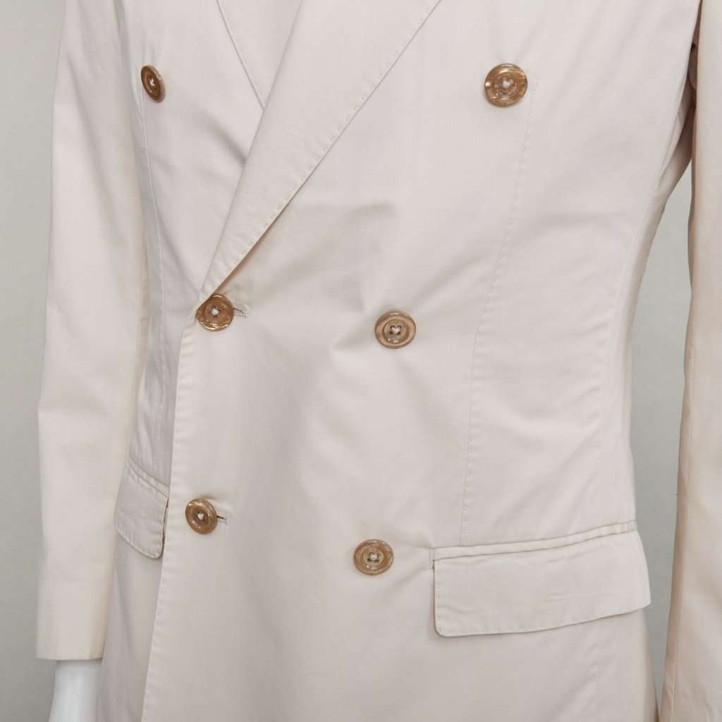 Dolce & Gabbana Taormina Ecru Cotton Good condition - Back View