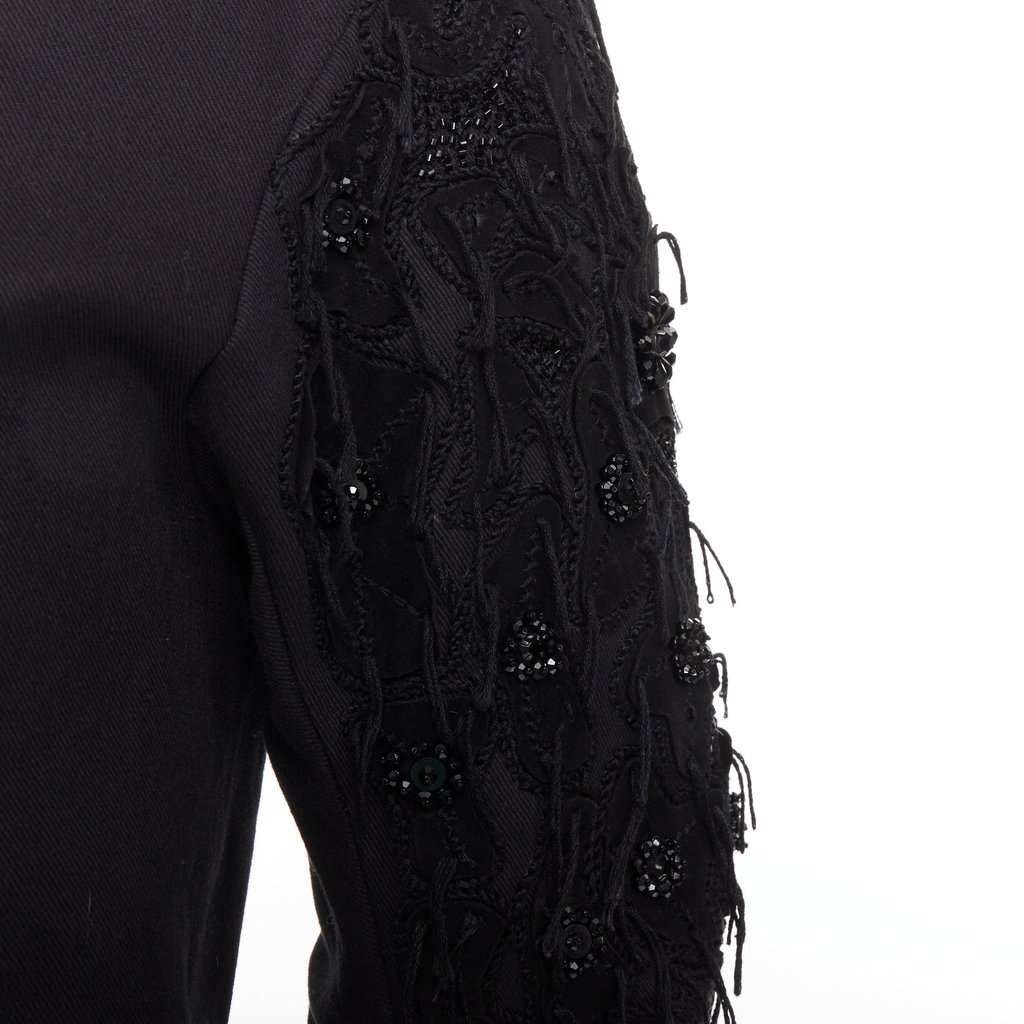 John Galliano Black Cotton Coat Black Cotton Very good condition - Back View
