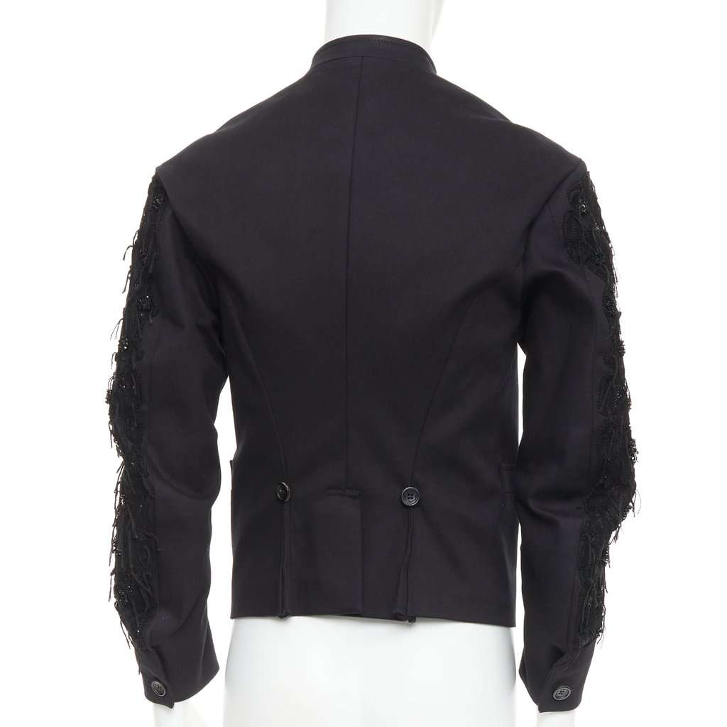 John Galliano Black Cotton Coat Black Cotton Very good condition - Box View