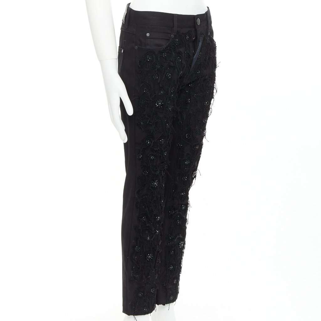 John Galliano Black Cotton Jeans Black Cotton Very good condition - Inside View