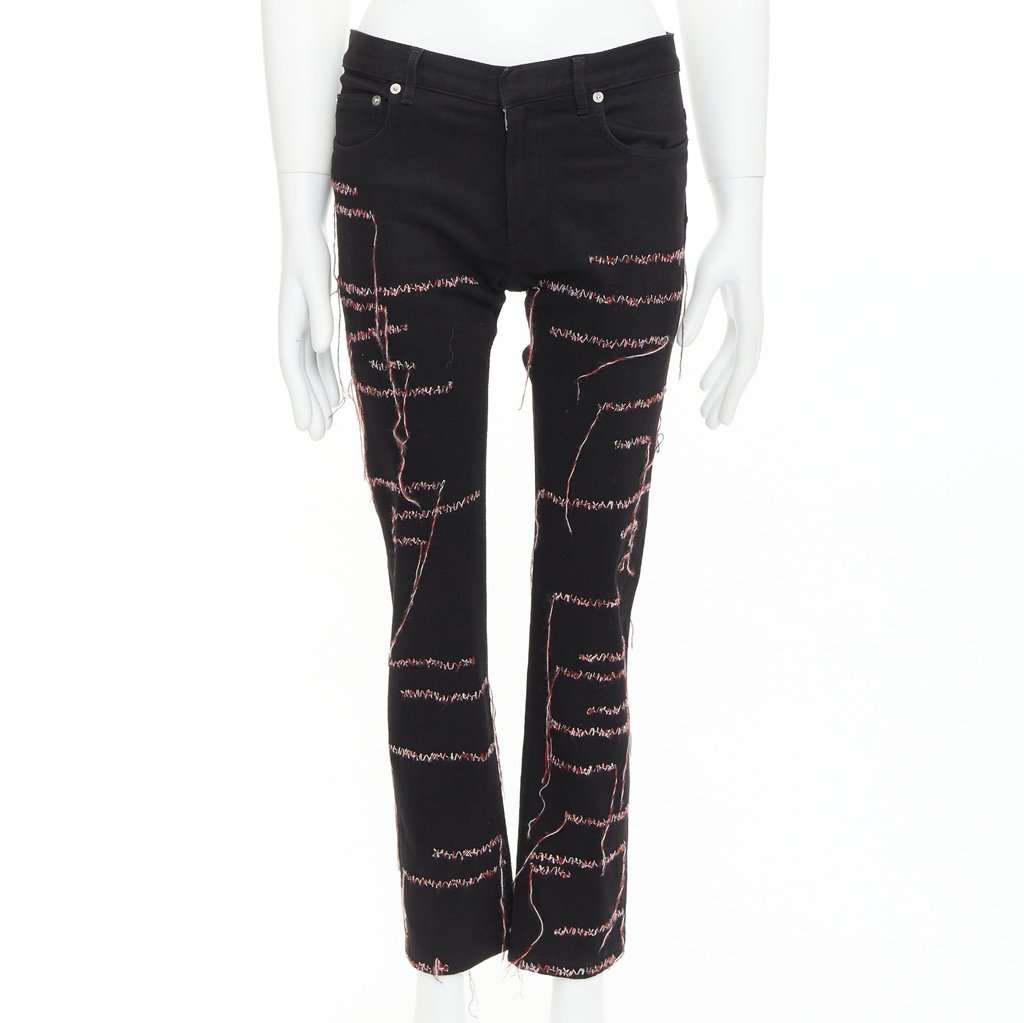Dior Black Cotton Jeans Black Cotton Very good condition - Front View