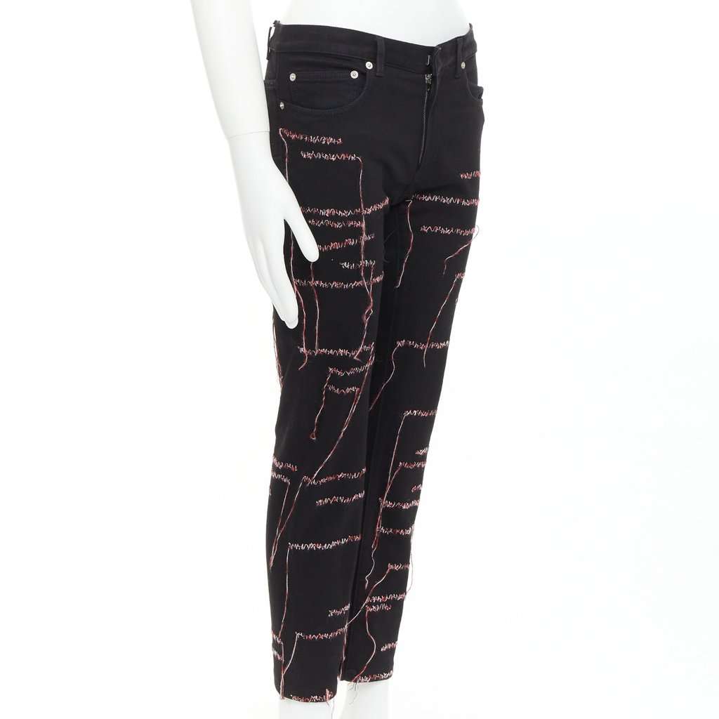 Dior Black Cotton Jeans Black Cotton Very good condition - Inside View