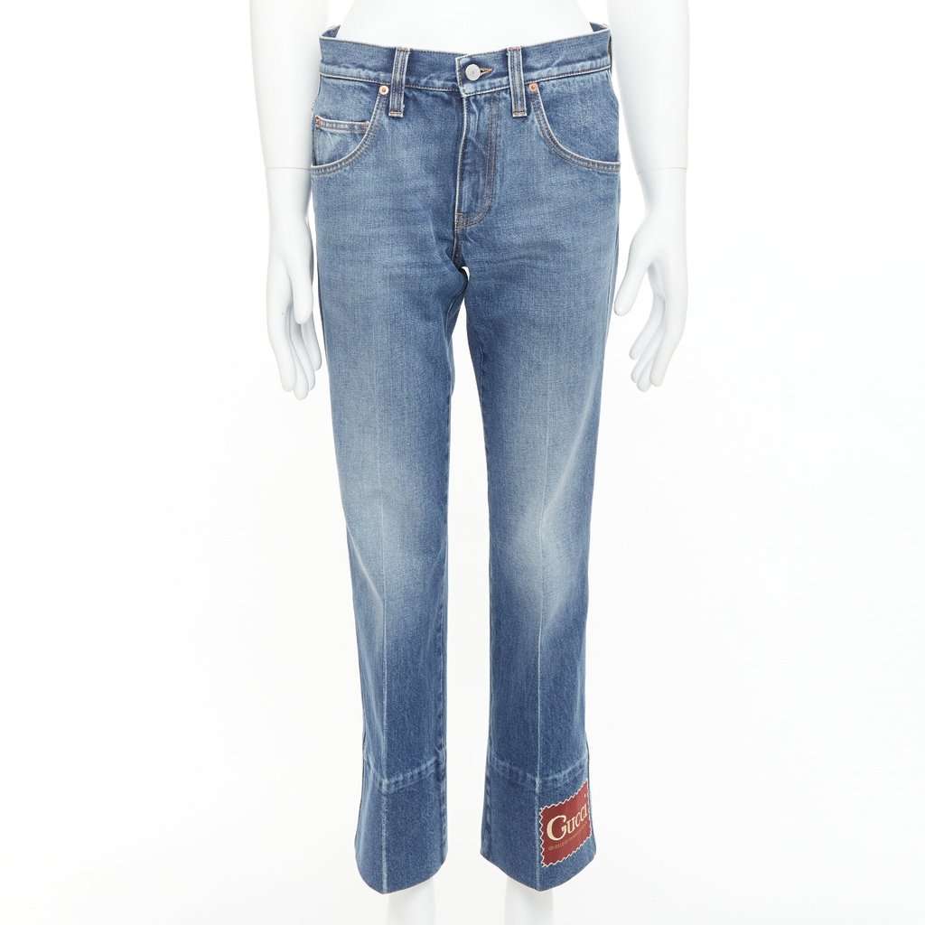Gucci Blue Denim Jeans Blue Denim Very good condition - Front View