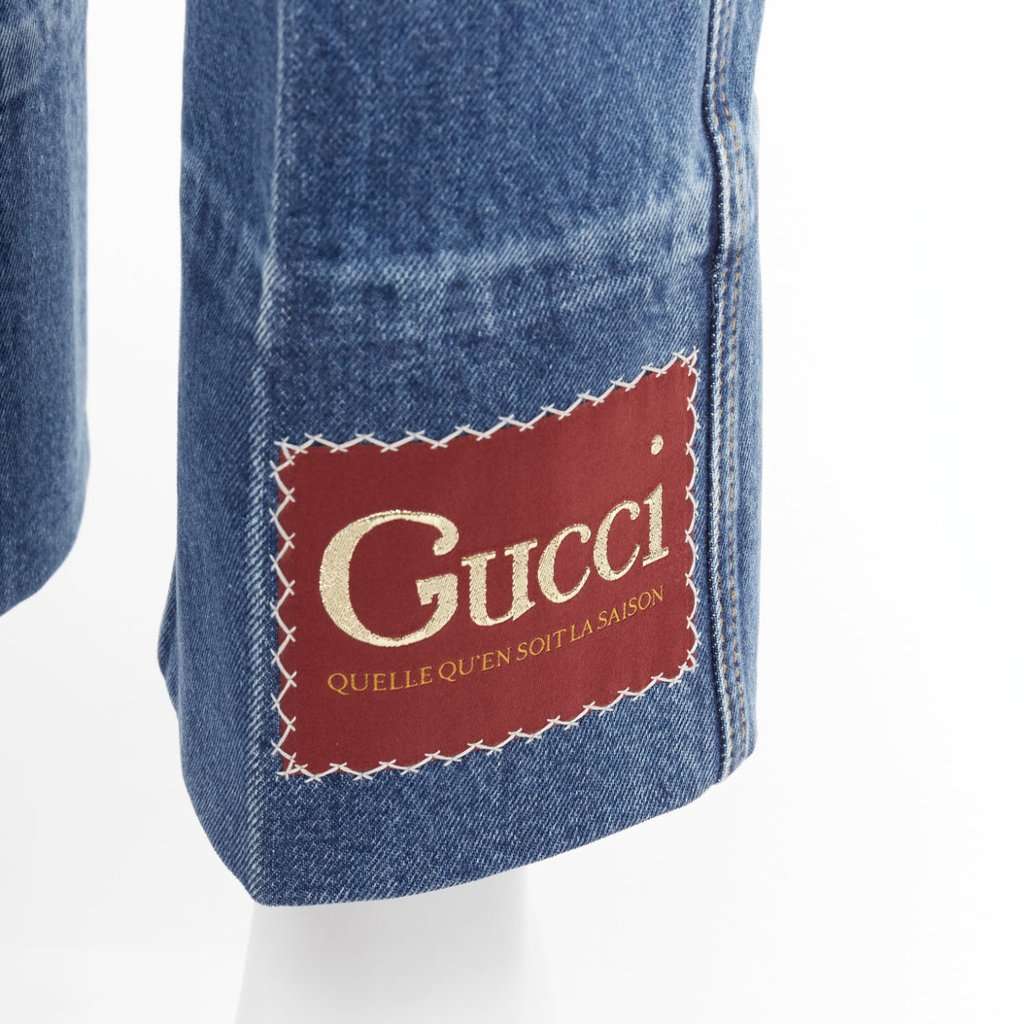 Gucci Blue Denim Jeans Blue Denim Very good condition - Back View