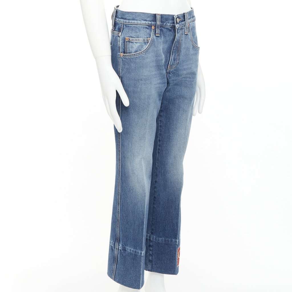 Gucci Blue Denim Jeans Blue Denim Very good condition - Inside View