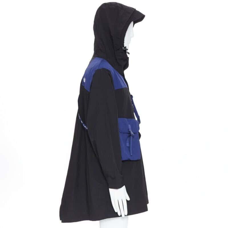 The North Face Blue Bravo Raincoat Black Polyester Never worn, with tag - Box View
