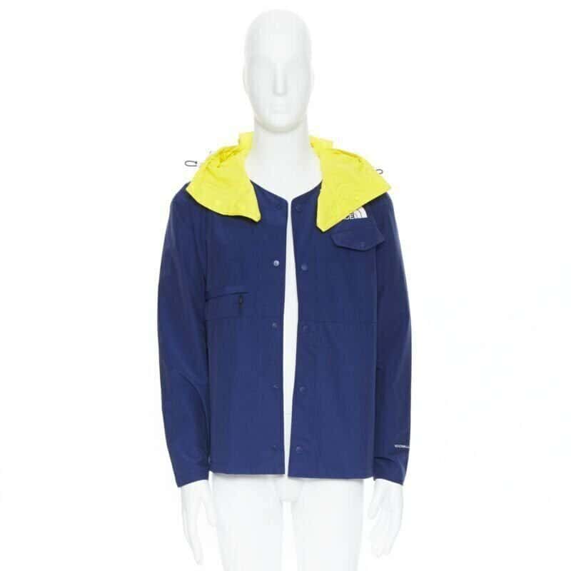 The North Face Blue Duty Jacket Blue Cotton Never worn, with tag - Inside View