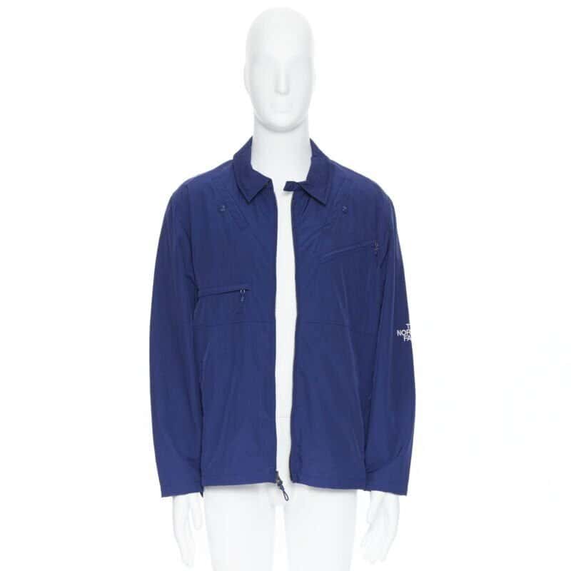 The North Face Blue Service Jacket Blue Polyester Never worn, with tag - Model View