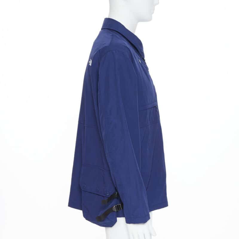 The North Face Blue Buckle Jacket Blue Never worn, with tag - Model View