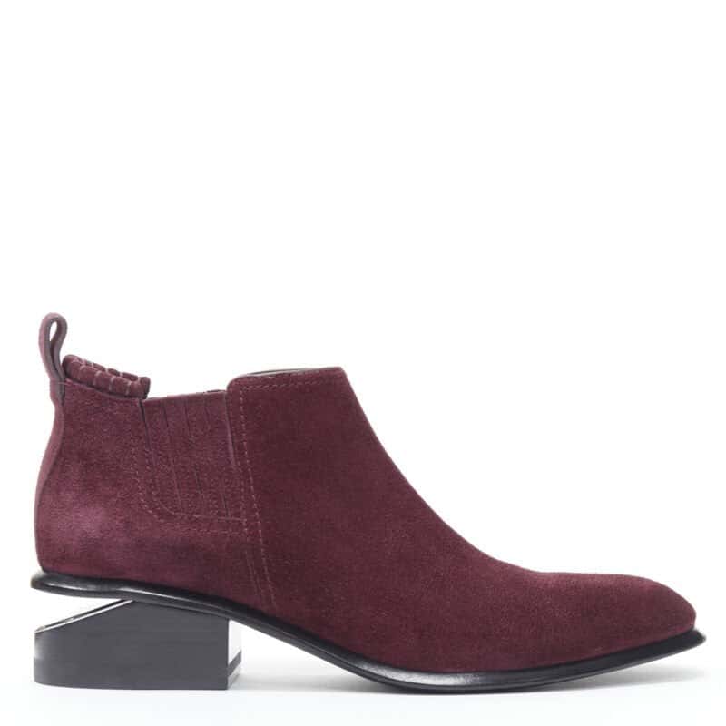 Alexander Wang Denim Tassel Shoes Brown Suede Never worn - Back View