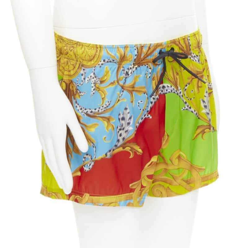 Versace Pop Swim Shorts MultiColor Polyester Never worn, with tag - Inside View
