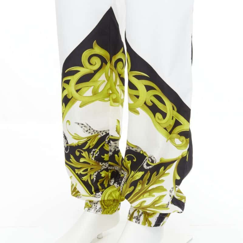 Versace Acanthus Track Pants White Never worn, with tag - Back View
