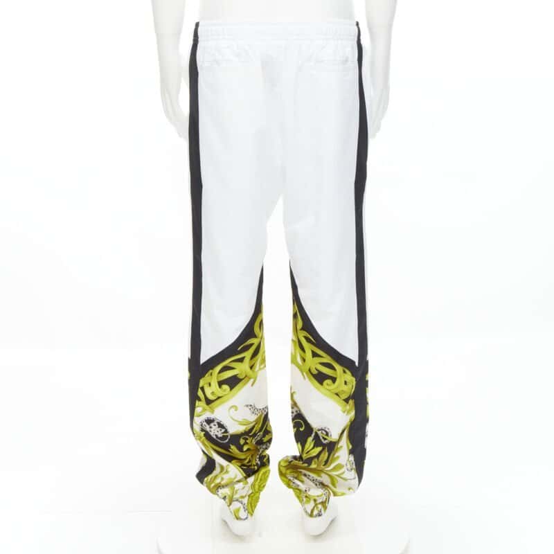 Versace Acanthus Track Pants White Never worn, with tag - Box View