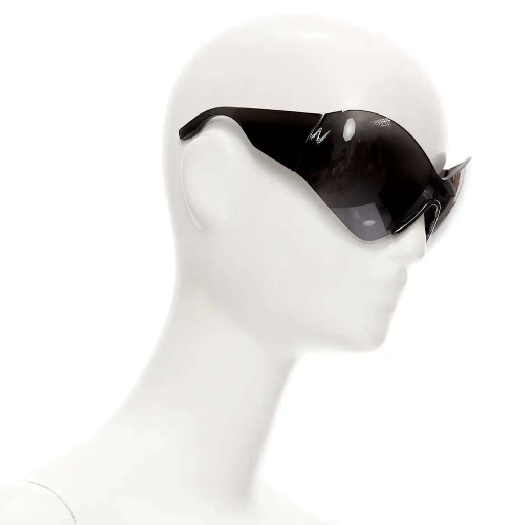 Balenciaga BB0180S-001 Black Plastic Never worn, with tag - Back View