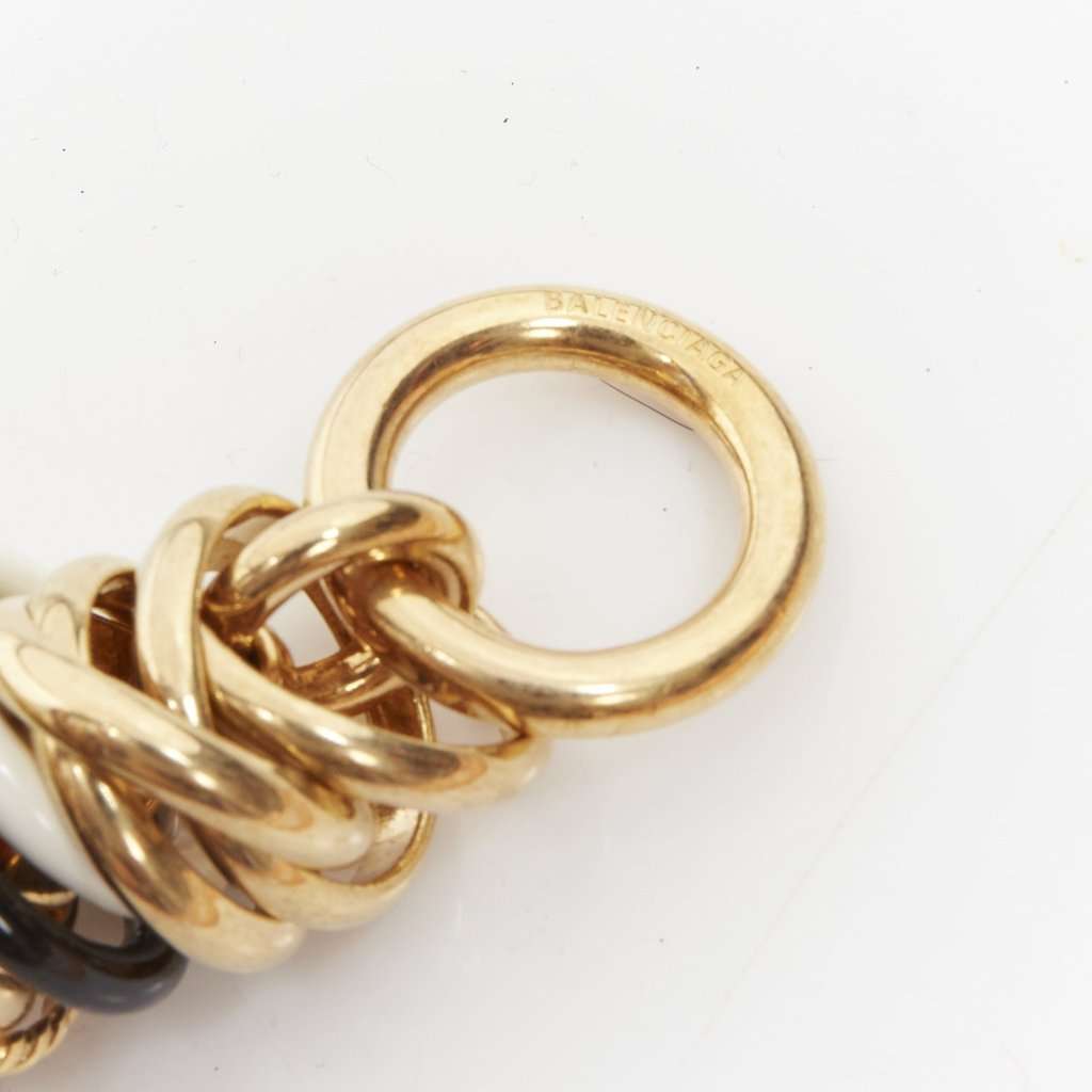 Balenciaga 599639 TZ98O Gold Metal Never worn - Model View