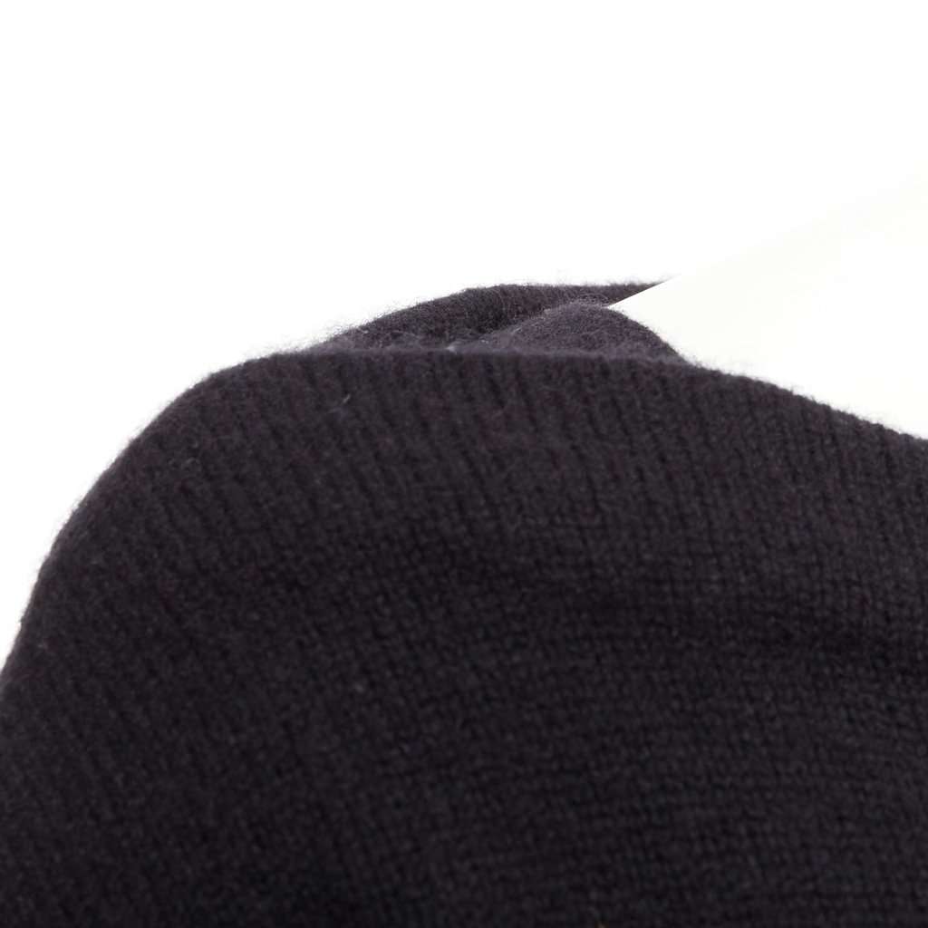Valentino Garavani Bateau Neck Sweater Black Cashmere Never worn - Back View
