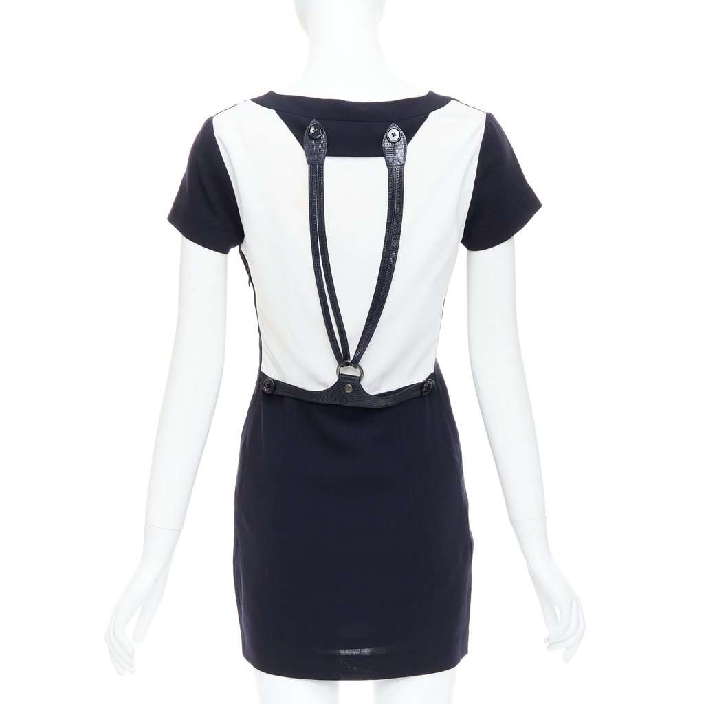 Gianfranco Ferré Navy Polyester Dress Navy Polyester Good condition - Front View