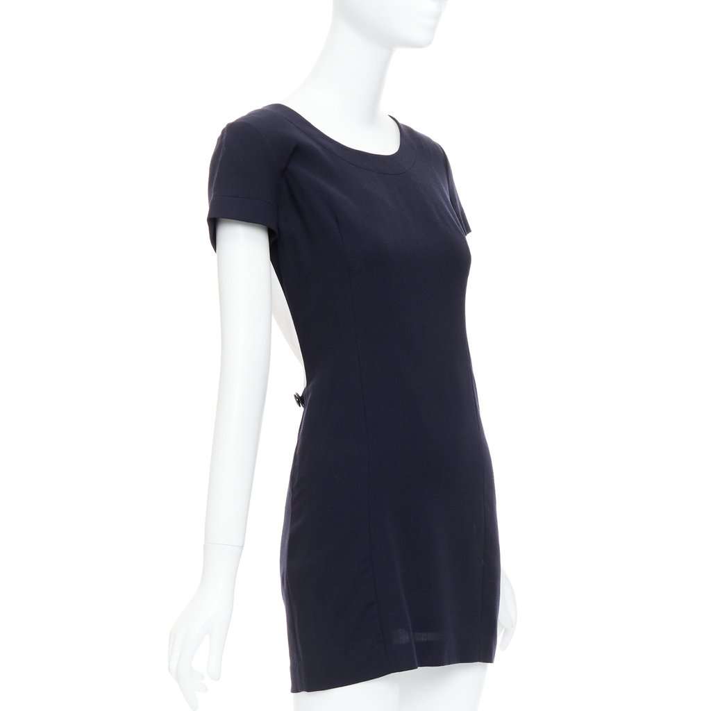 Gianfranco Ferré Navy Polyester Dress Navy Polyester Good condition - Model View