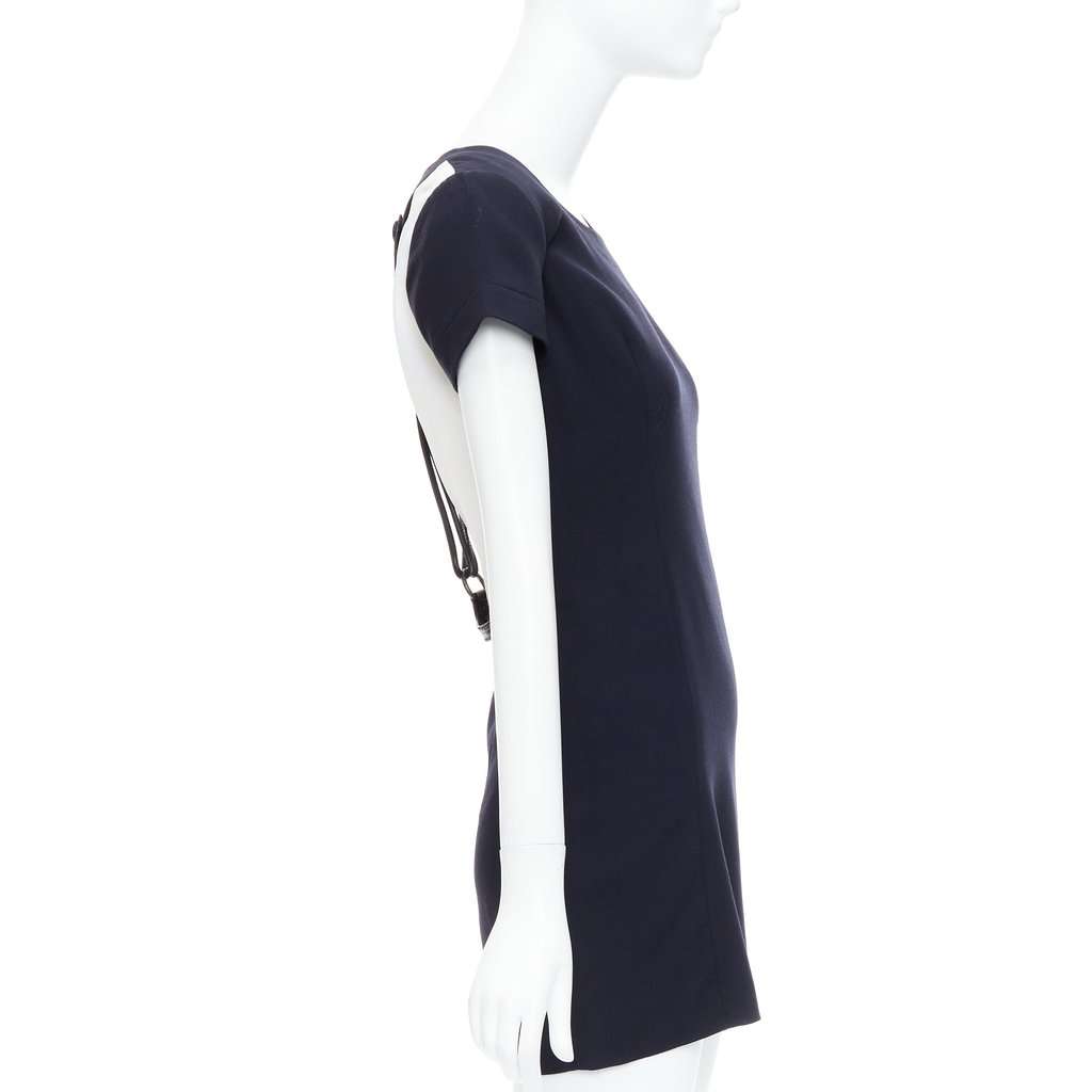 Gianfranco Ferré Navy Polyester Dress Navy Polyester Good condition - Box View