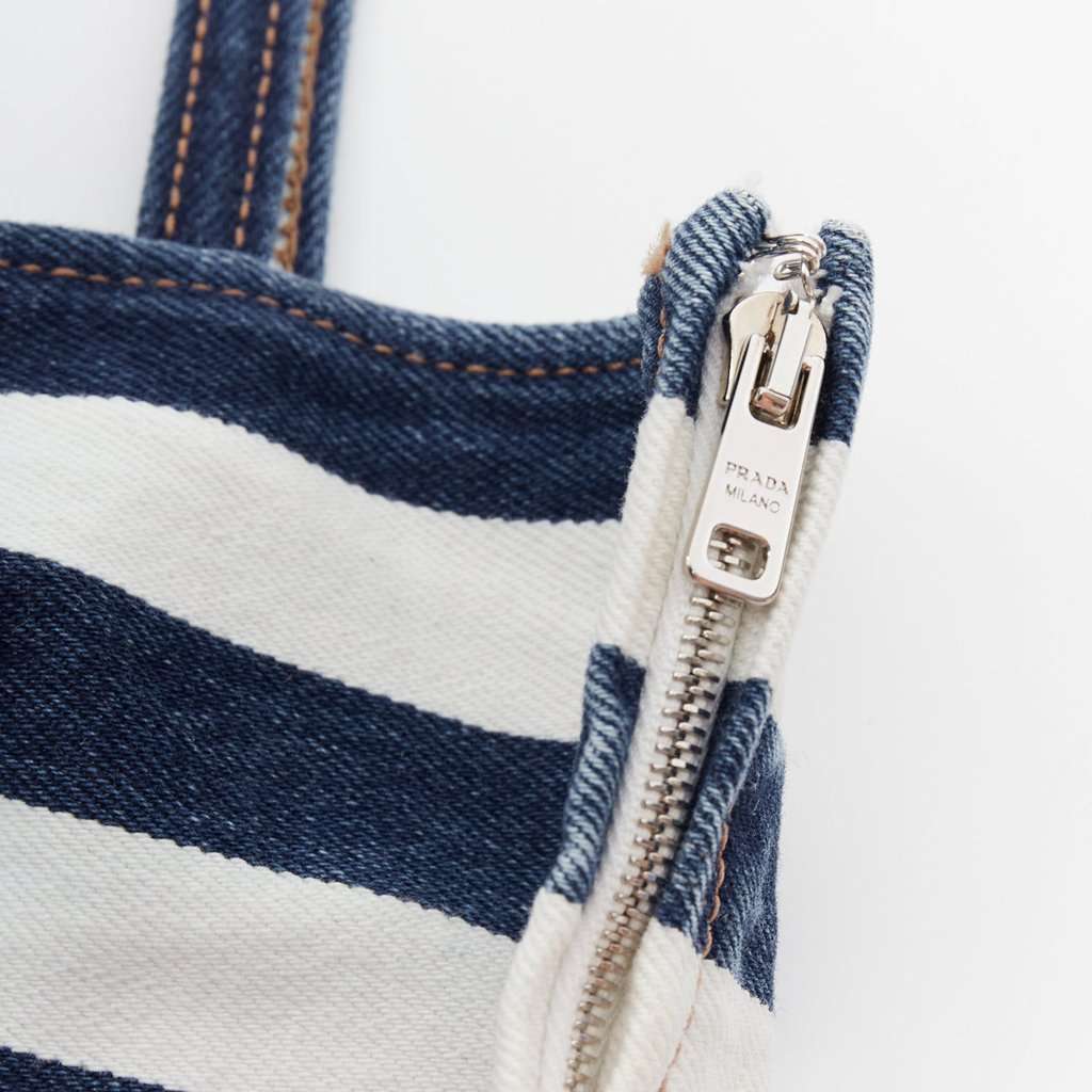 Prada Blue Denim Top Blue Denim Never worn, with tag - Inside View