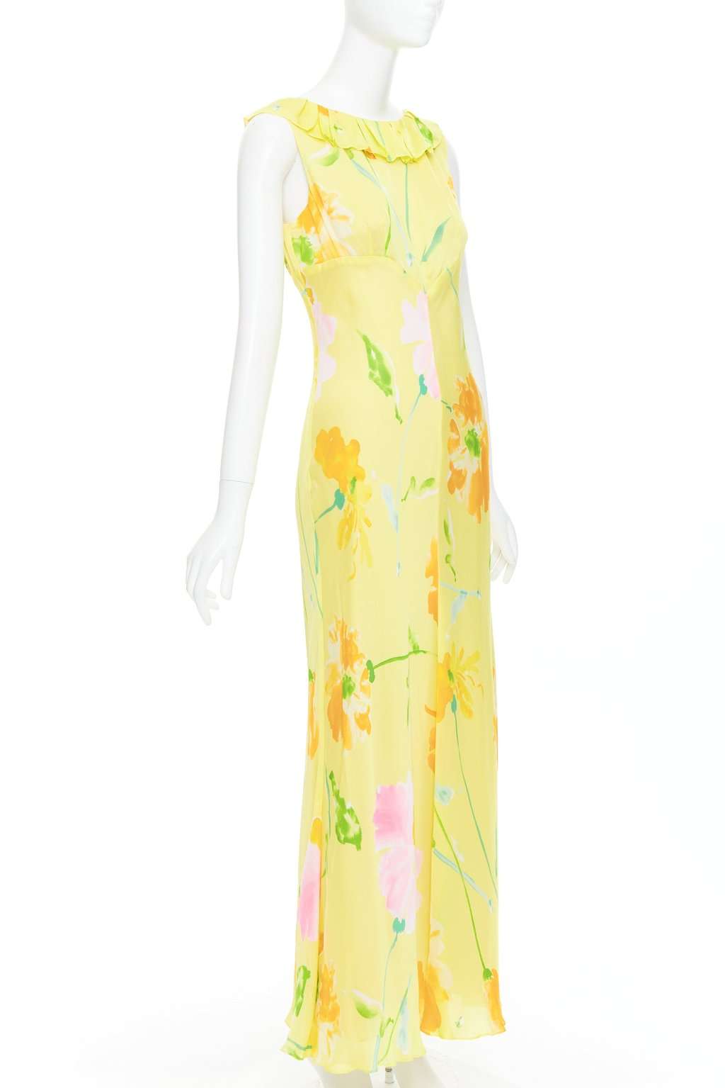 Donna Karan Yellow Dress Yellow Very good condition - Inside View